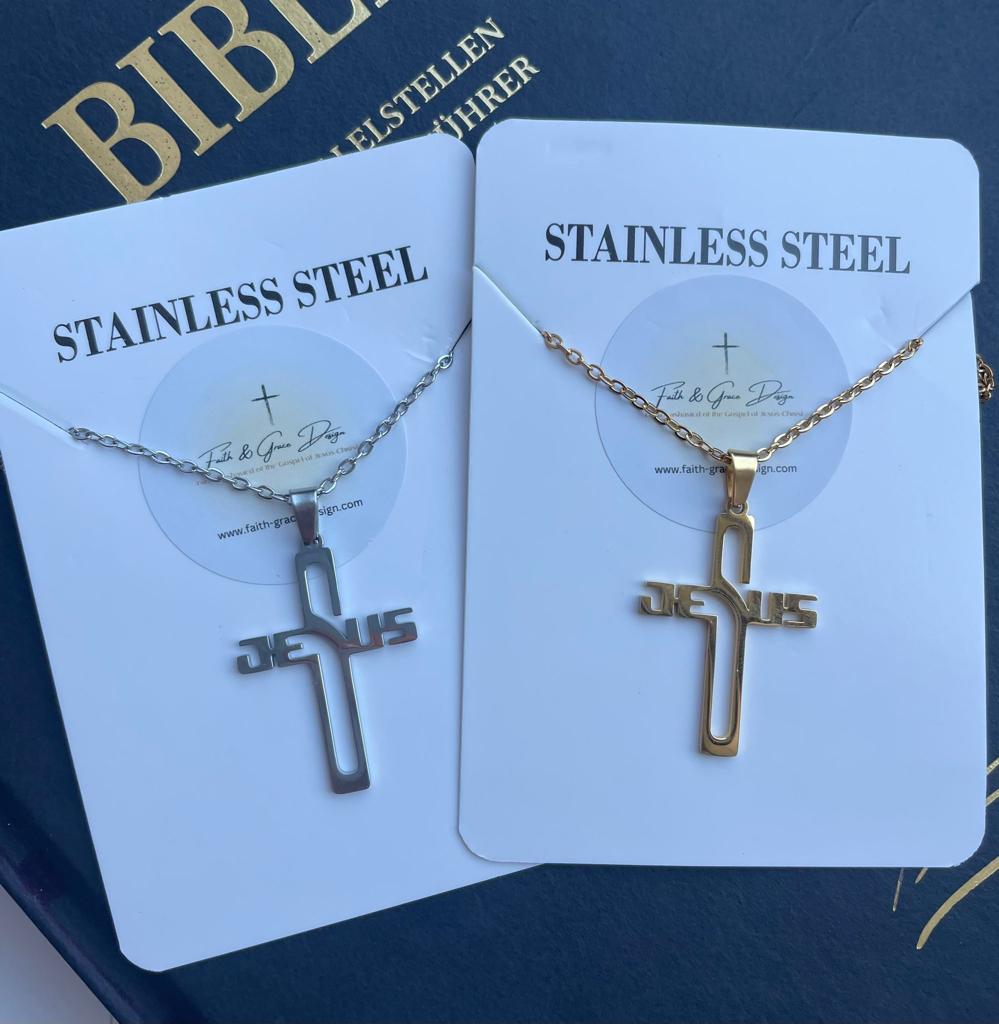 Kreuz "jesus" Kette