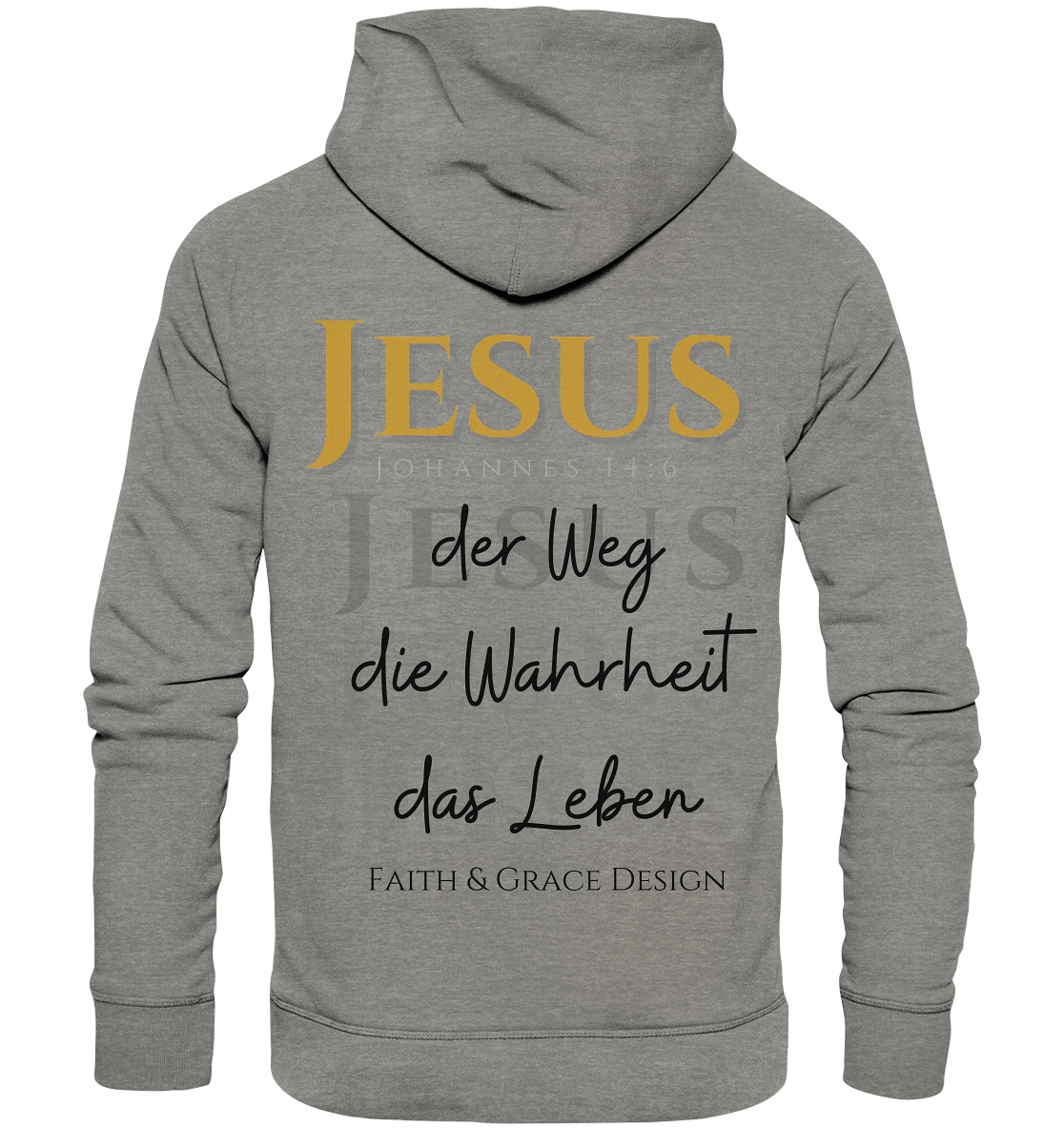 Weg Wahrheit Leben - Organic Hoodie