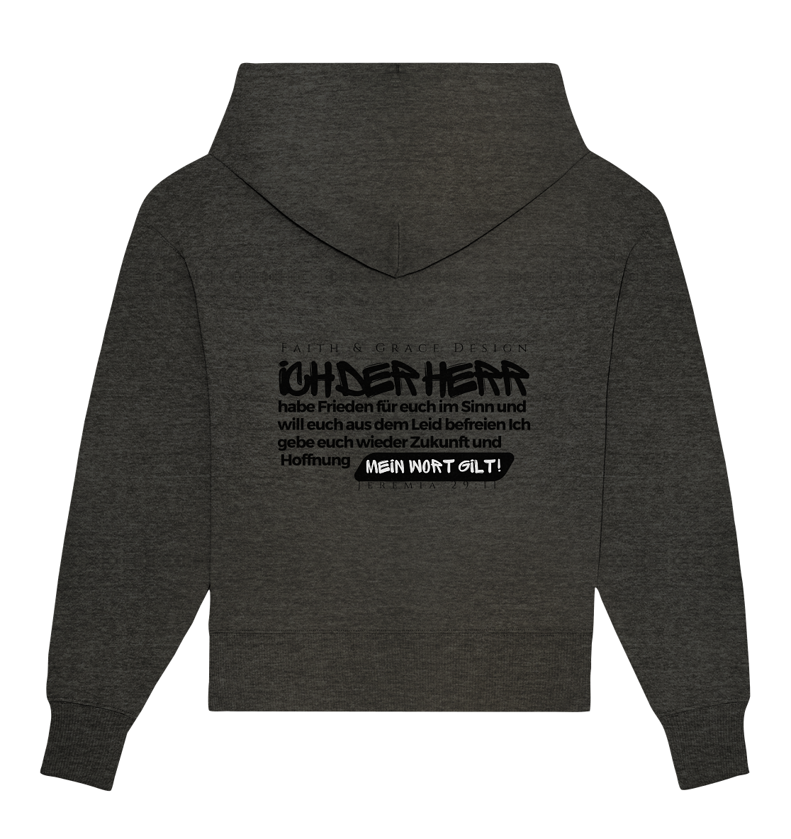 Jeremia 29:11 - Organic Oversize Hoodie