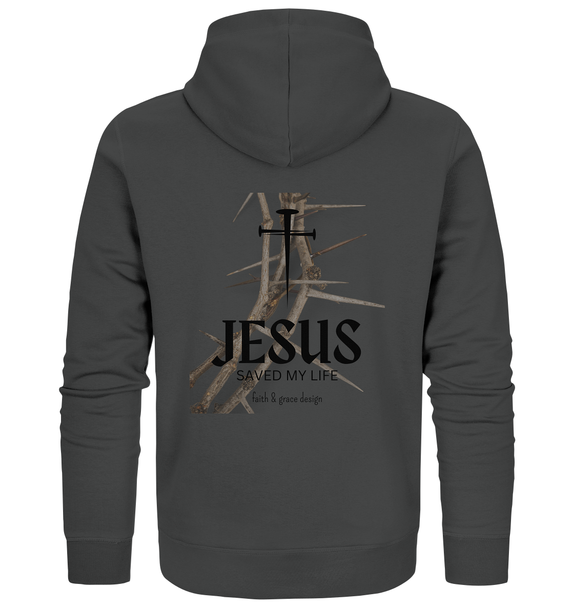 Jesus saved my Live - Organic Zipper