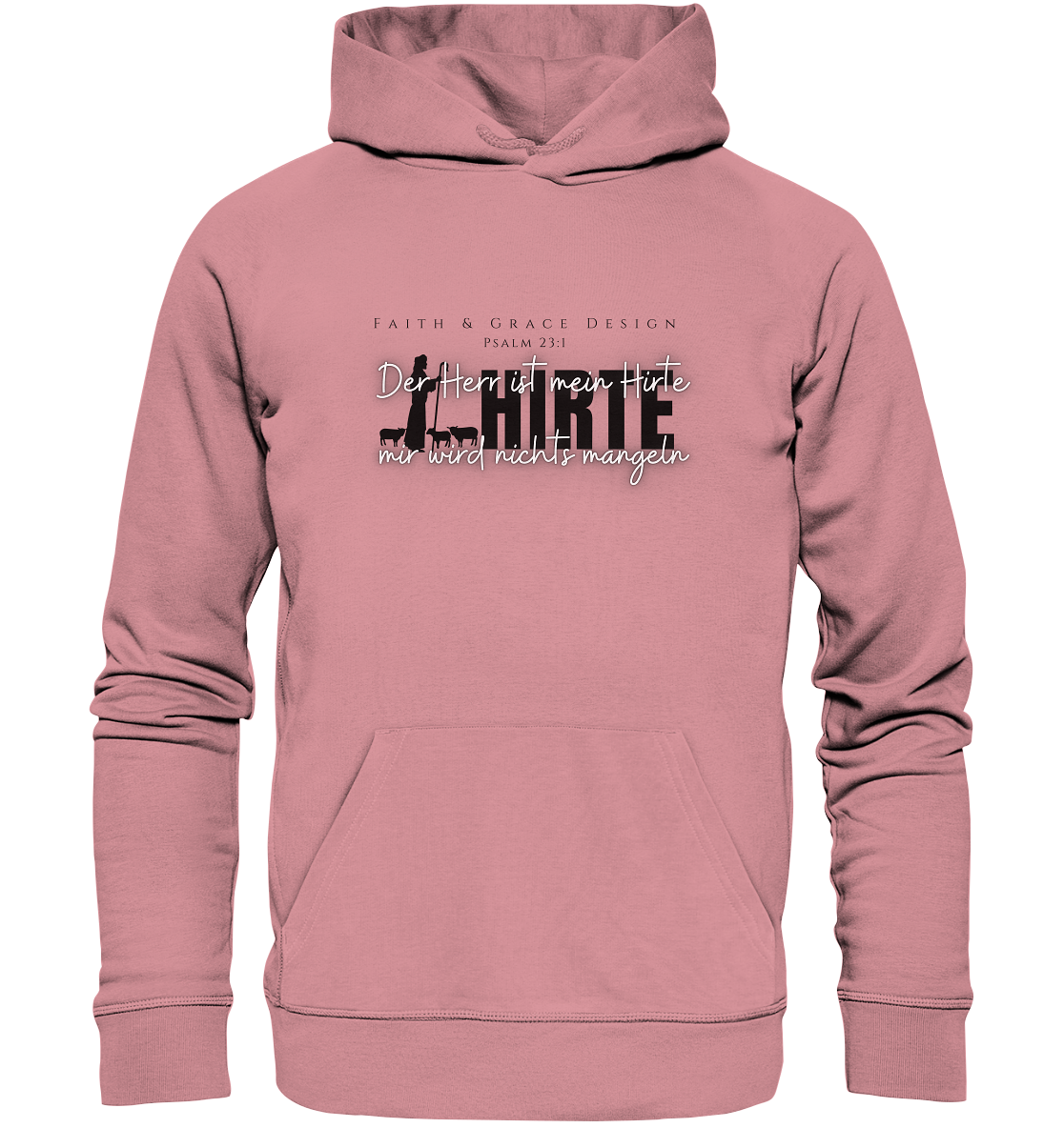 Der Herr ist mein Hirte - Organic Basic Hoodie