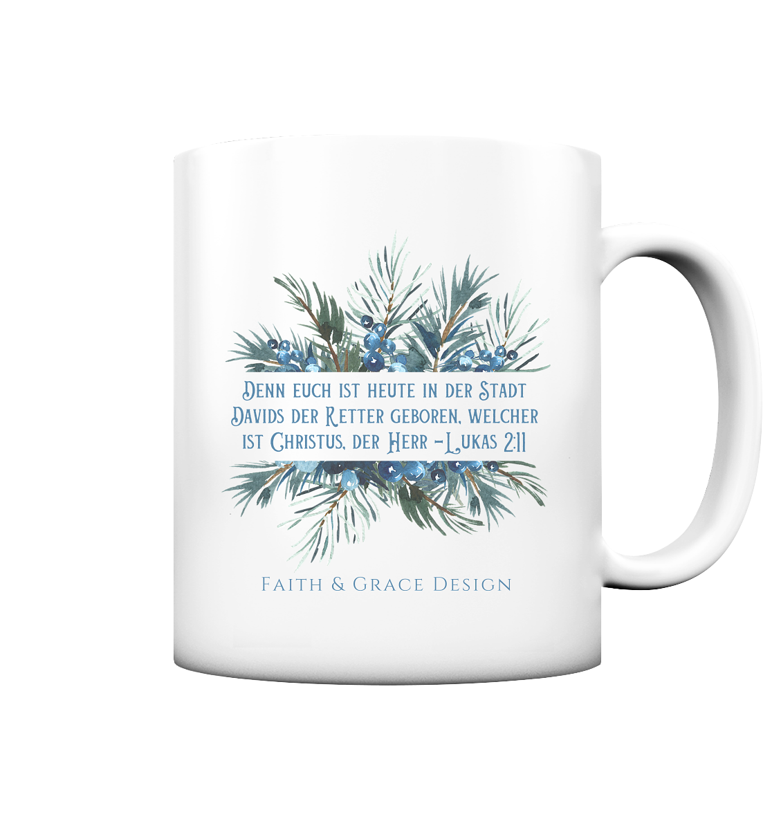 Denn euch wurde der Retter geboren - Tasse matt