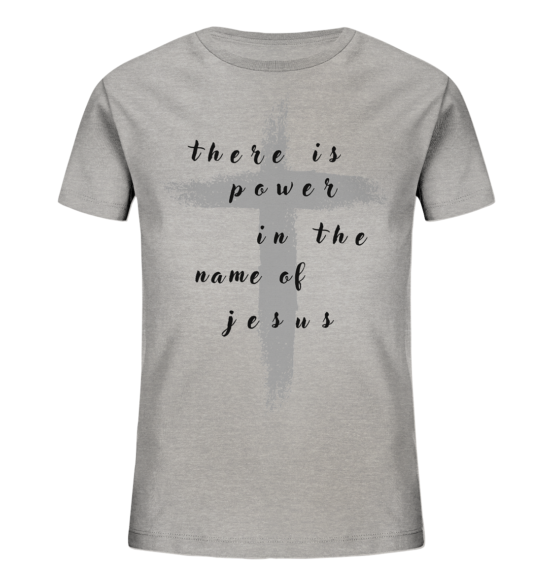 There is power in the name of jesus - Kids Organic Shirt