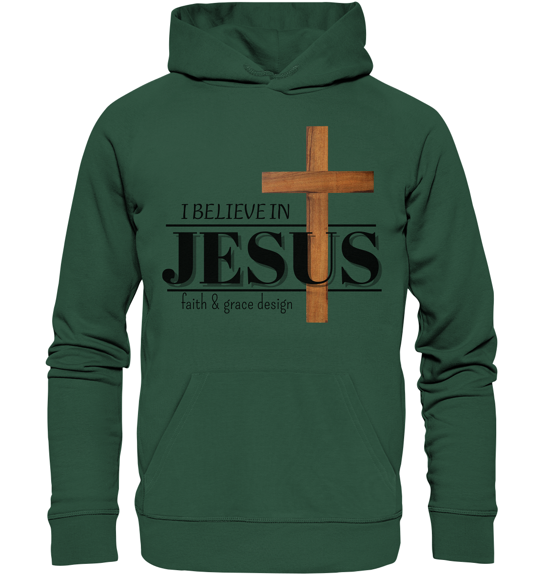 I Believe in Jesus - Organic Basic Hoodie