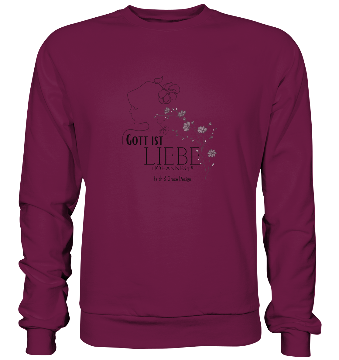 Gott ist Liebe - Premium Sweatshirt