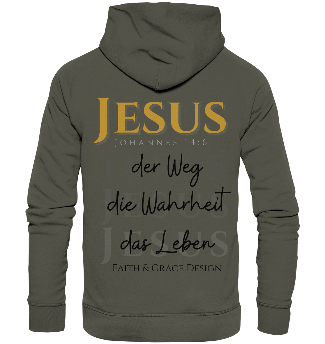 Weg Wahrheit Leben  - Organic Hoodie