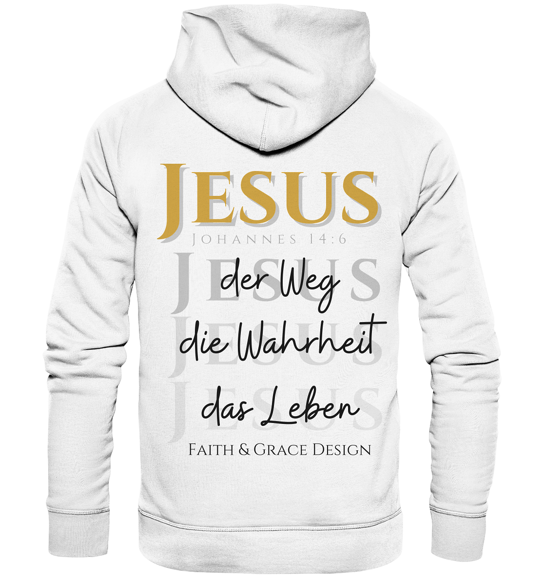 Weg Wahrheit Leben  - Organic Hoodie