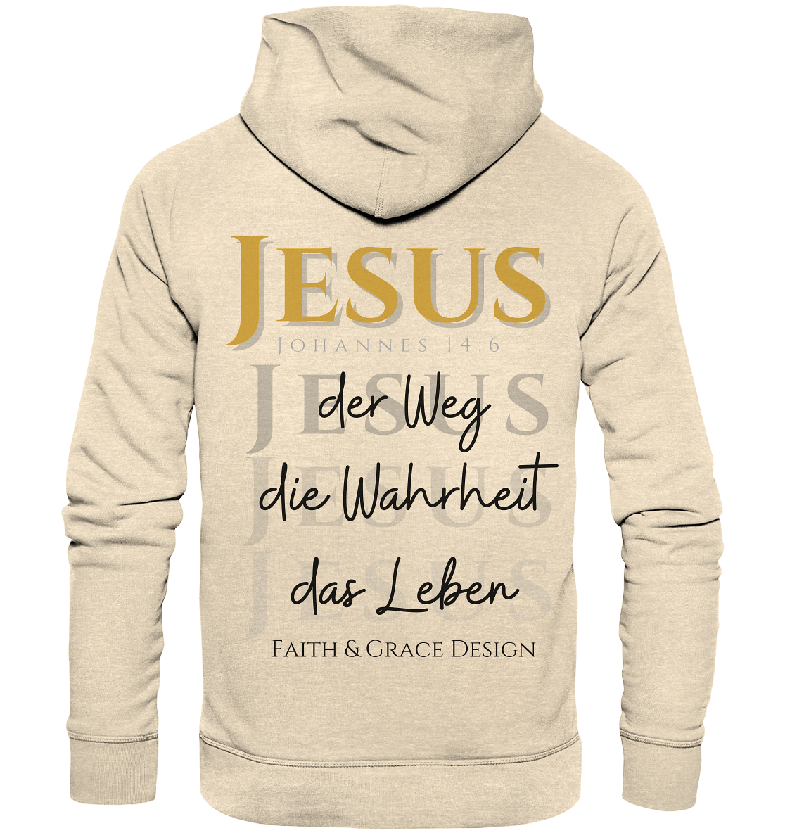 Weg Wahrheit Leben  - Organic Hoodie