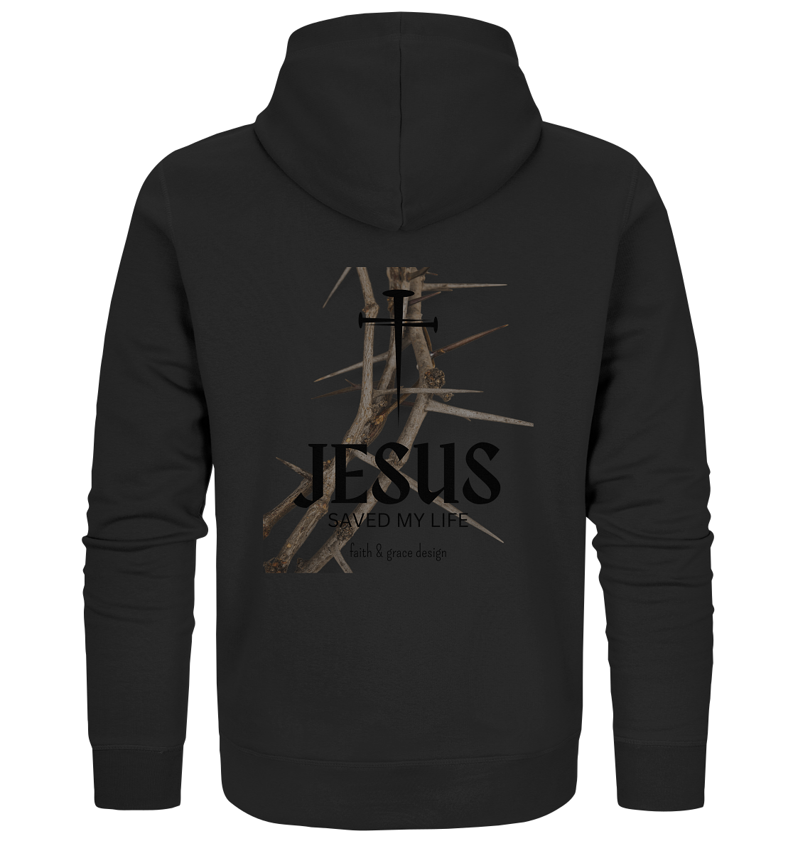 Jesus saved my Live  - Organic Zipper