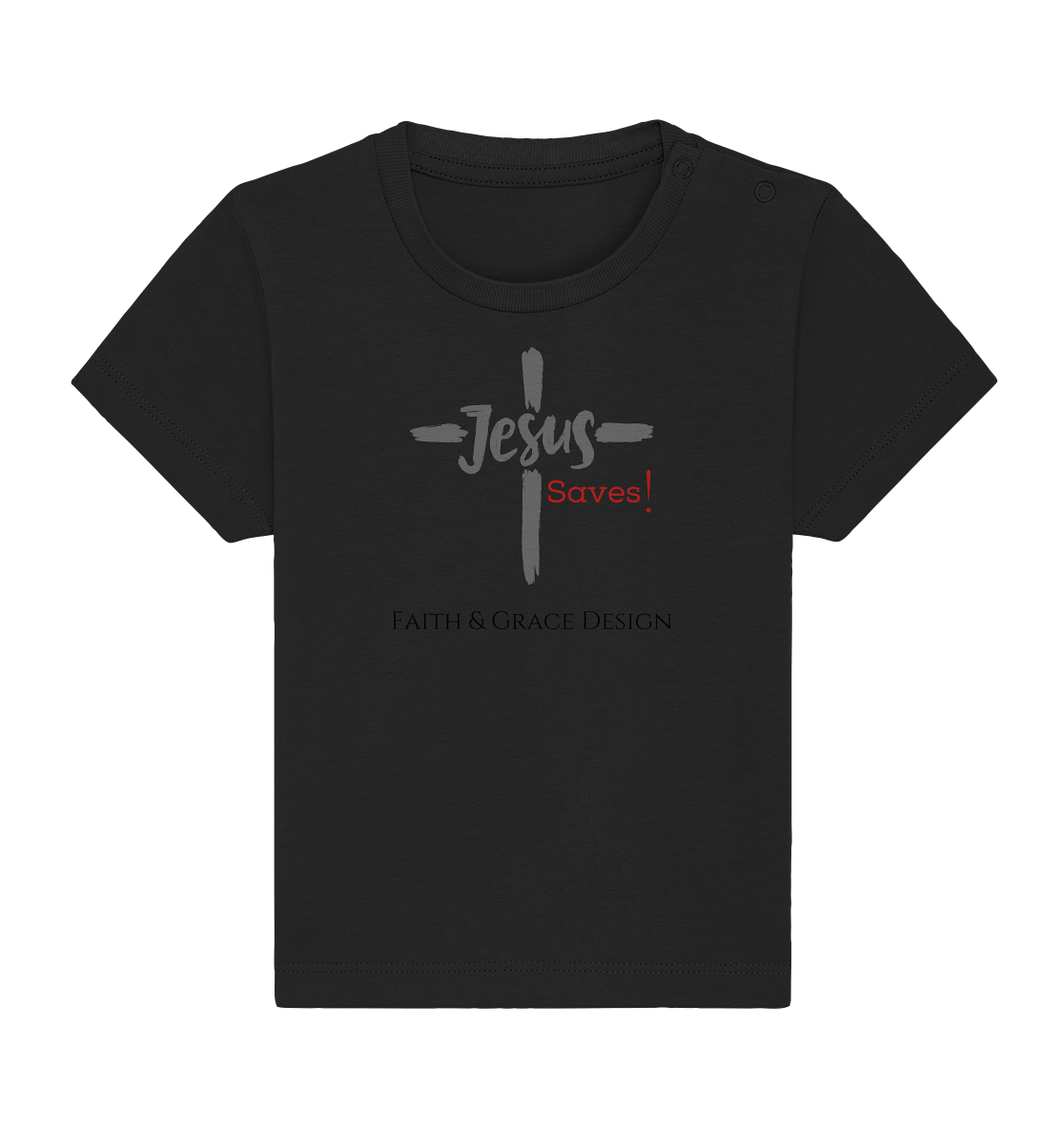 Jesus saves - Baby Organic Shirt