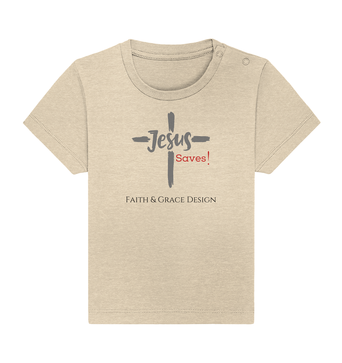 Jesus saves - Baby Organic Shirt