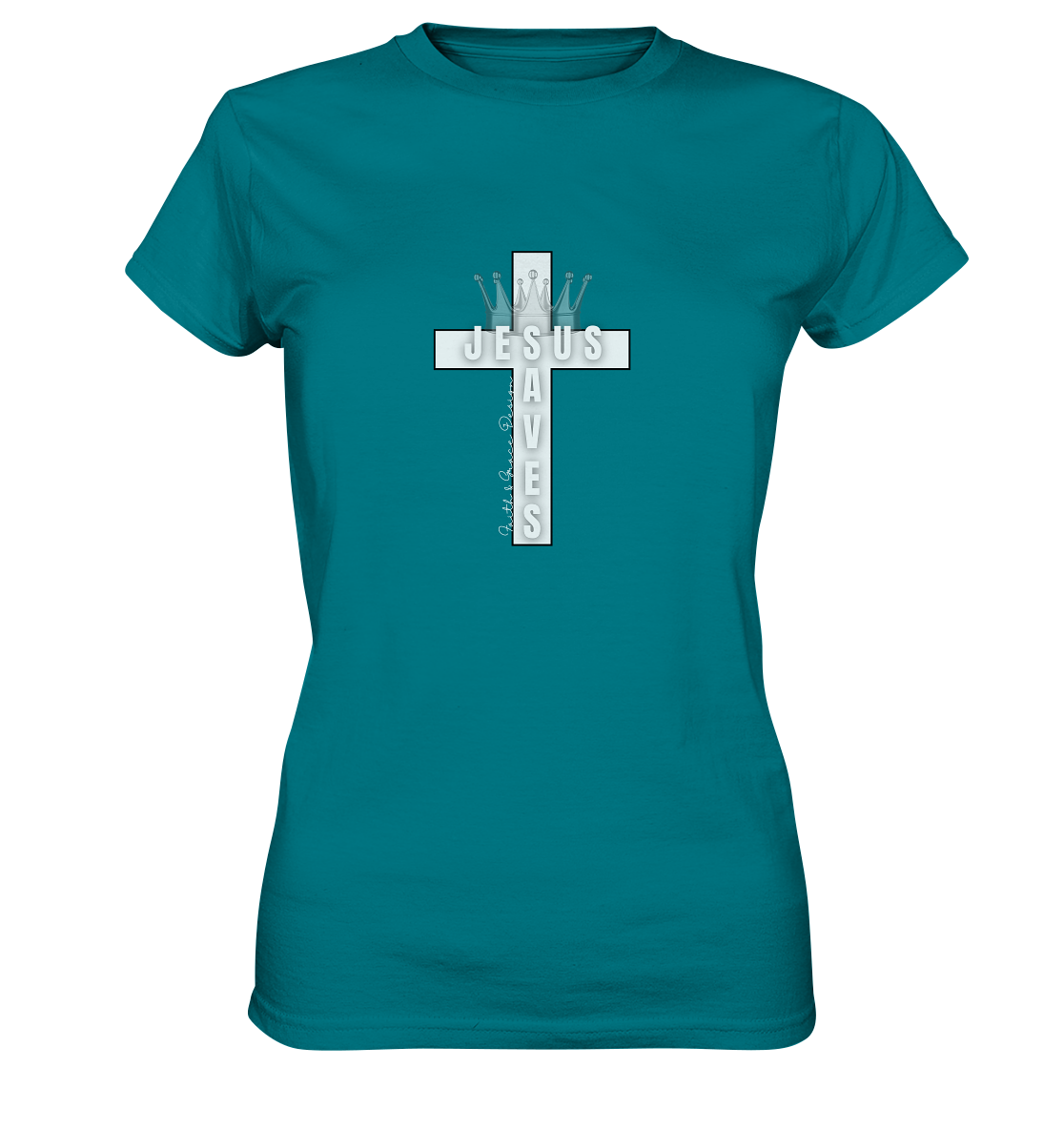 Jesus saves  - Ladies Premium Shirt