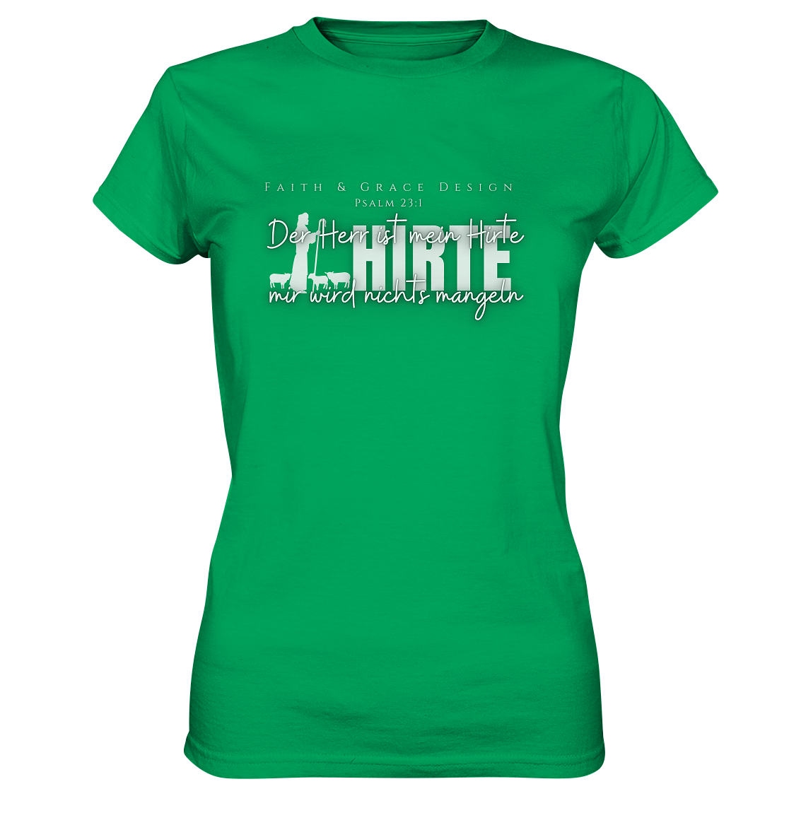 Der Herr ist mein Hirte  - Ladies Premium Shirt