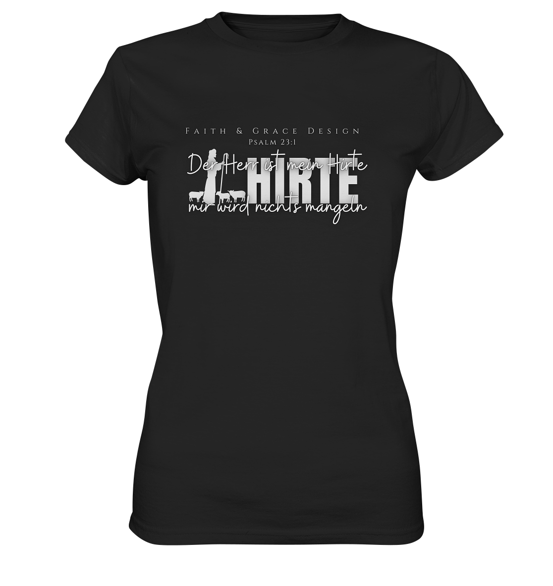 Der Herr ist mein Hirte  - Ladies Premium Shirt