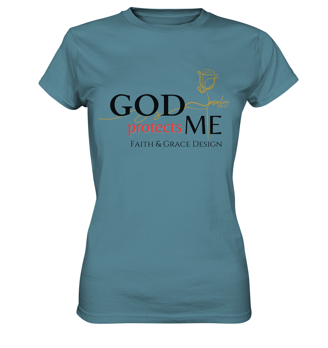 God protecs me  - Ladies Premium Shirt