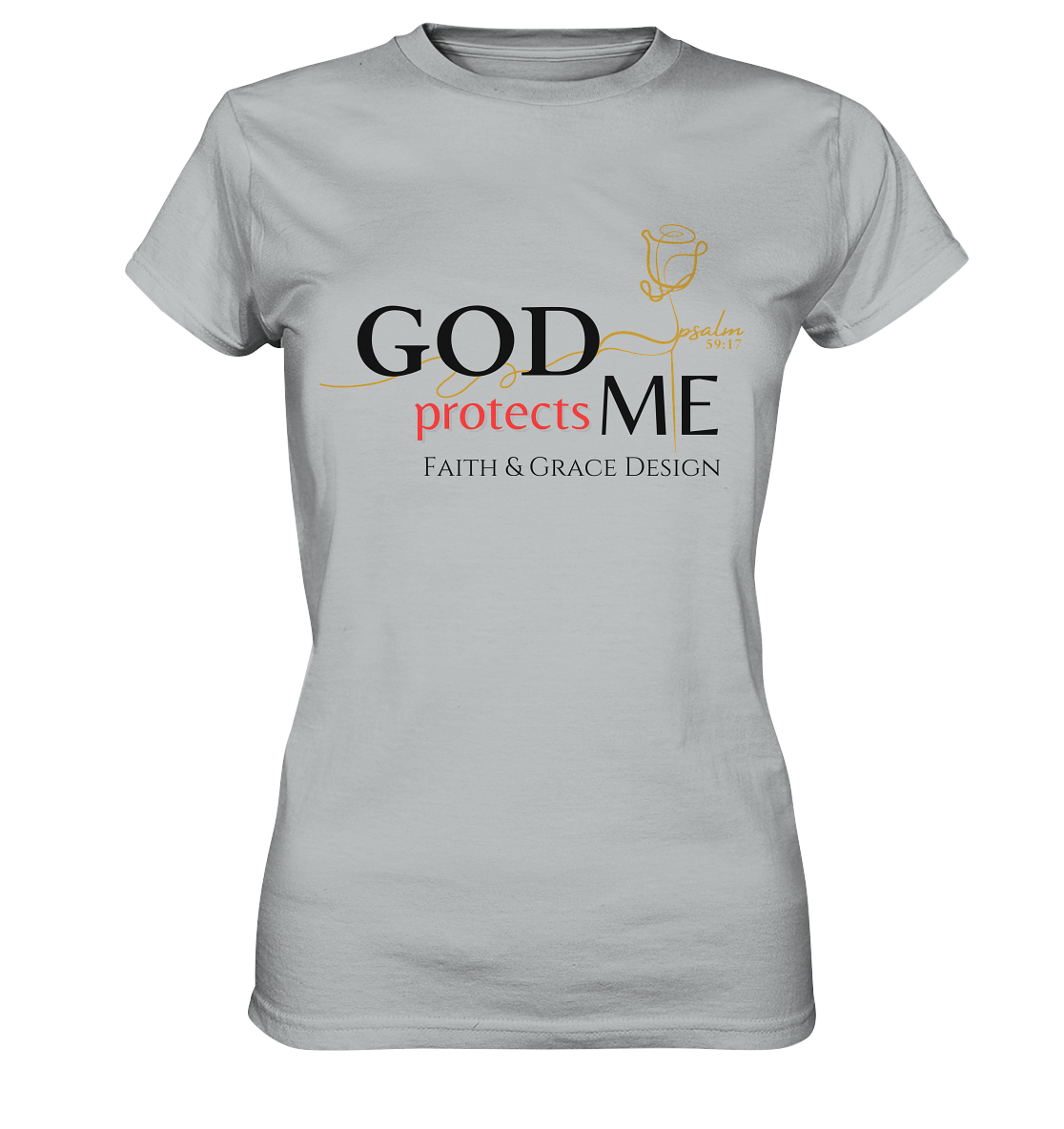 God protecs me  - Ladies Premium Shirt