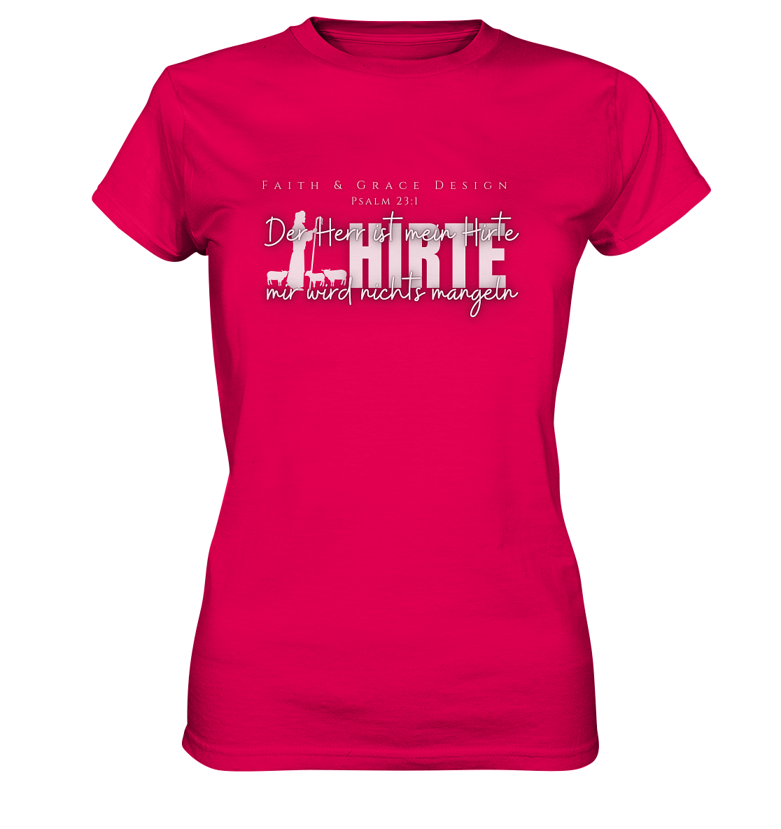 Der Herr ist mein Hirte  - Ladies Premium Shirt