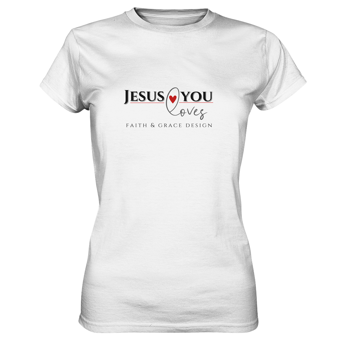 Jesus loves you  - Ladies Premium Shirt