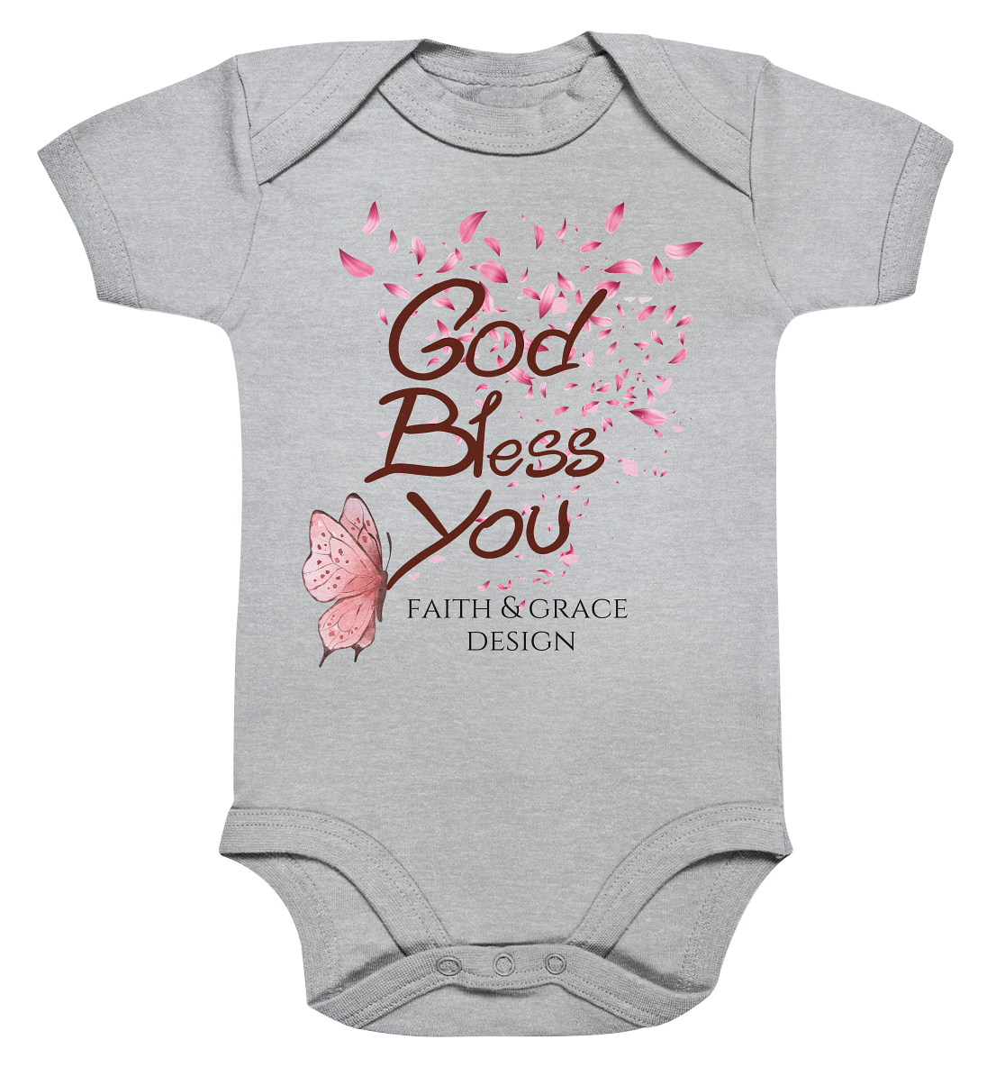 God Bless you  - Organic Baby Bodysuite