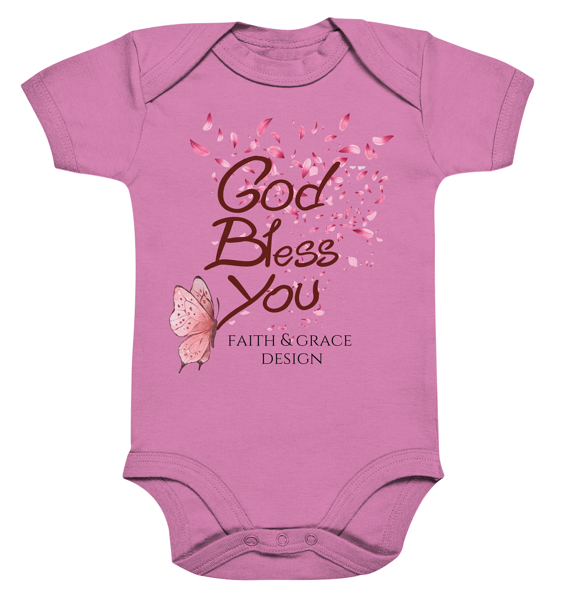 God Bless you  - Organic Baby Bodysuite