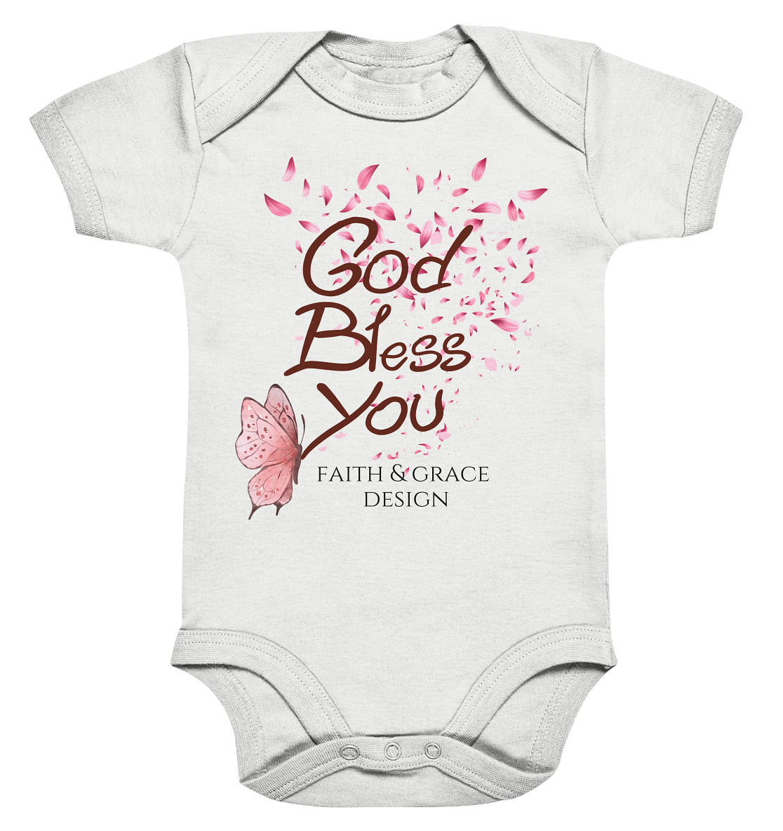 God Bless you  - Organic Baby Bodysuite