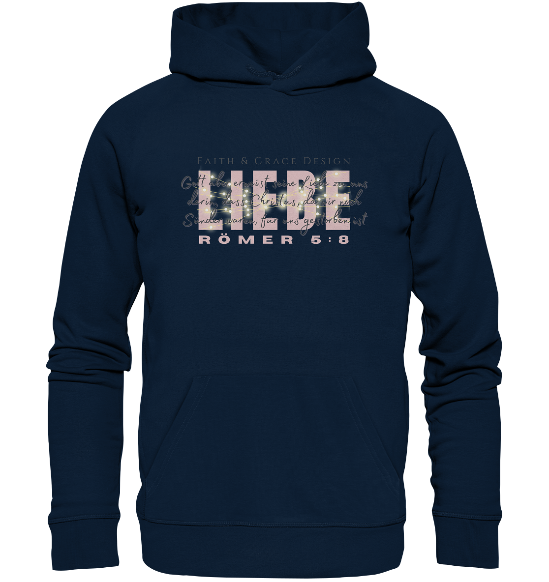 Römer 5,8 ( Liebe )  - Organic Basic Hoodie