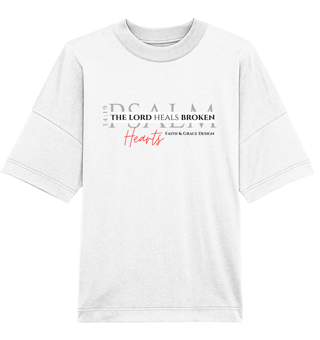 Psalm 34:19 - Organic Oversize Shirt