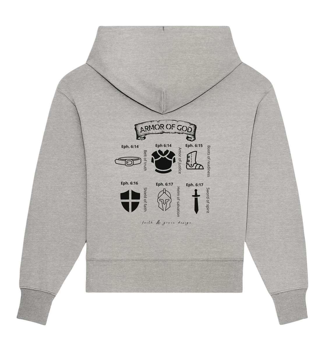 Armor of God  - Organic Oversize Hoodie