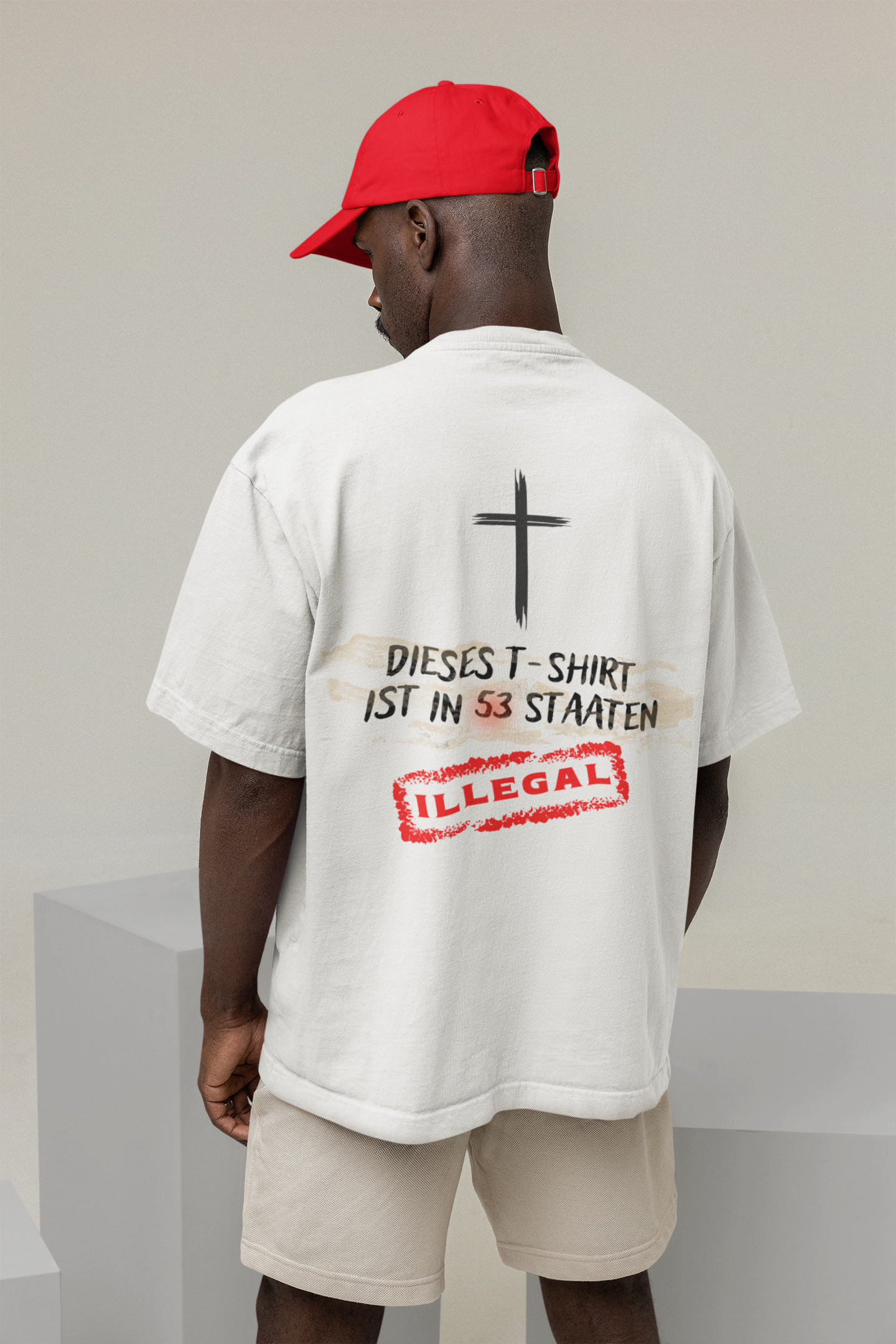 Illegal in 53 Staaten  - Organic Oversize Shirt