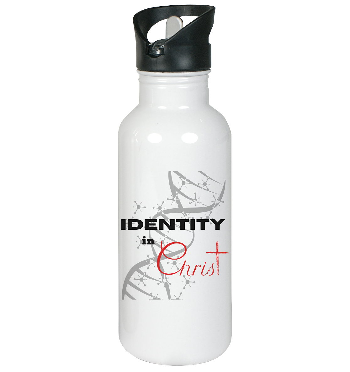 Identity in Christ - Flasche - Edelstahl-Trinkflasche