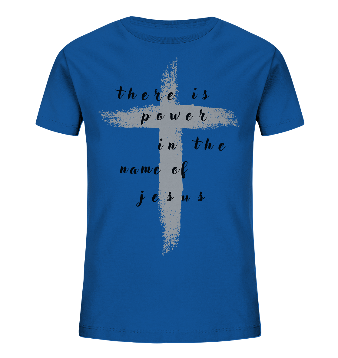 There is power in the name of jesus  - Kids Organic Shirt