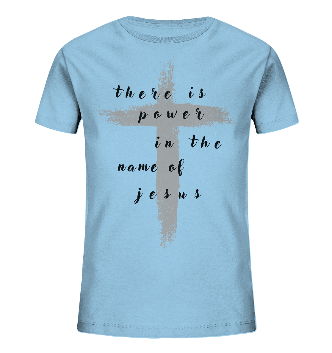 There is power in the name of jesus  - Kids Organic Shirt