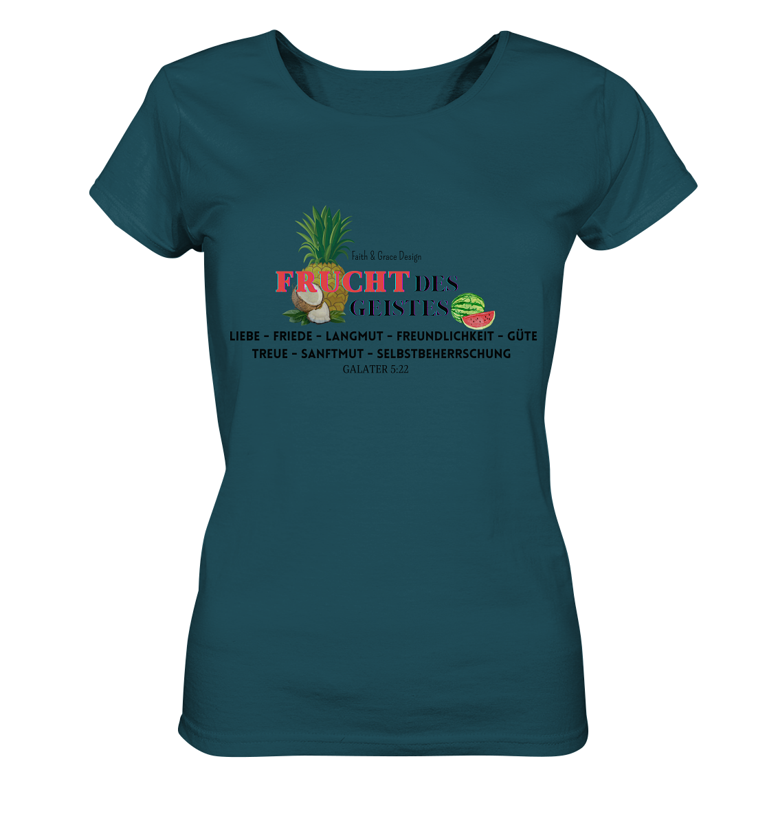 Frucht des Geistes  - Ladies Organic Shirt