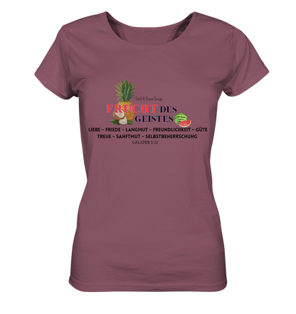 Frucht des Geistes  - Ladies Organic Shirt