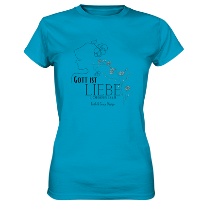 Gott ist Liebe - Ladies Premium Shirt