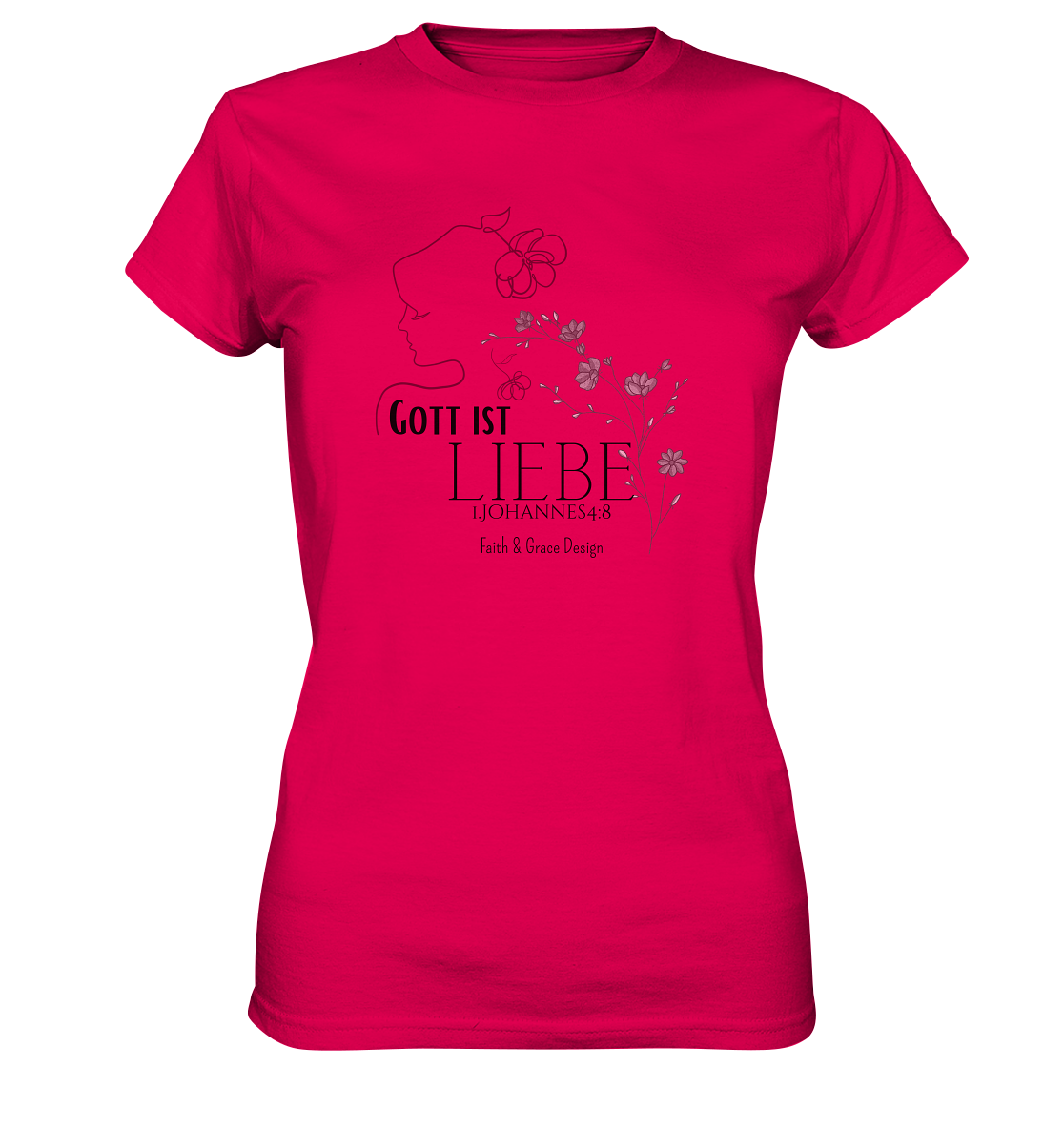 Gott ist Liebe - Ladies Premium Shirt