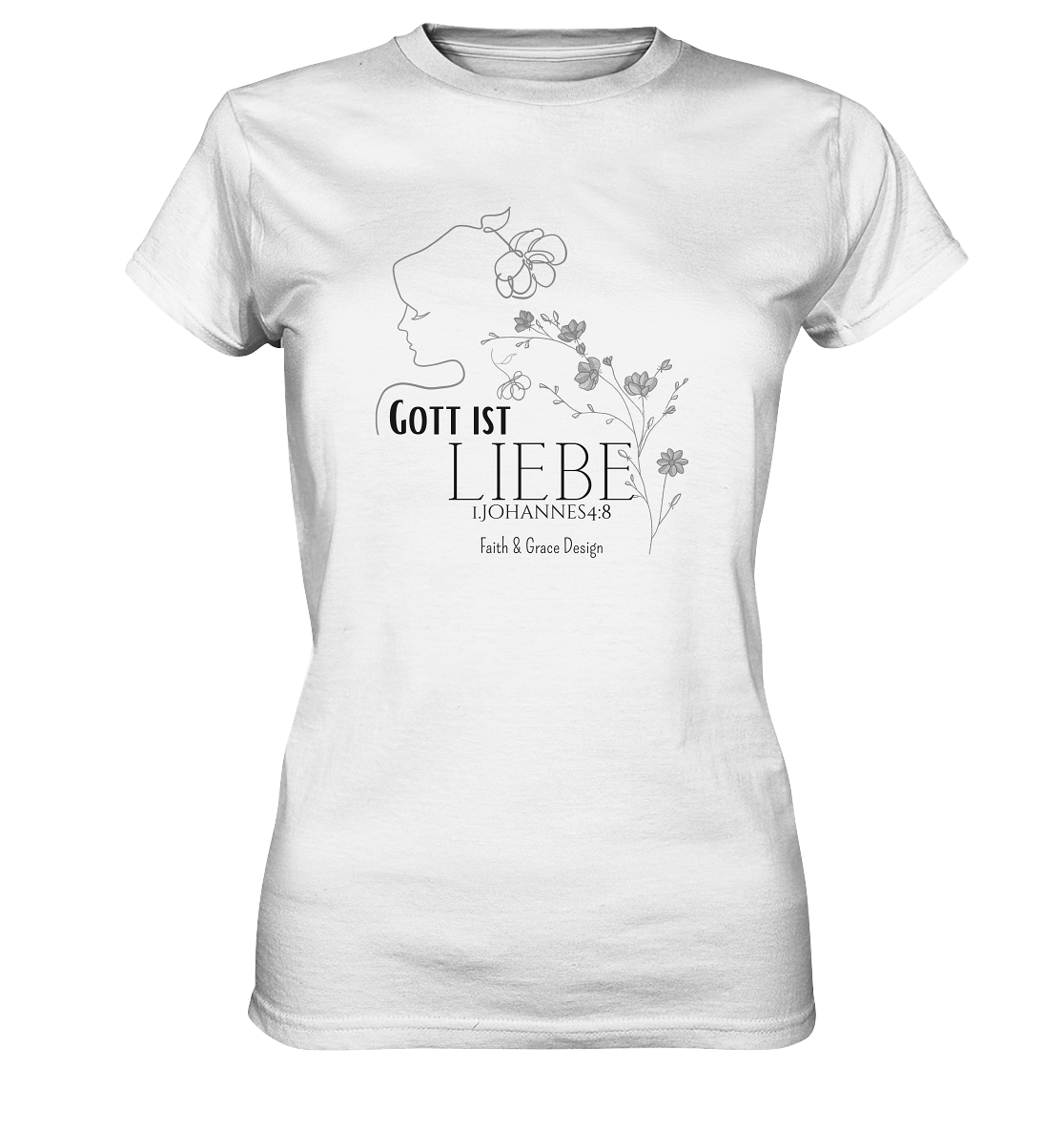 Gott ist Liebe - Ladies Premium Shirt