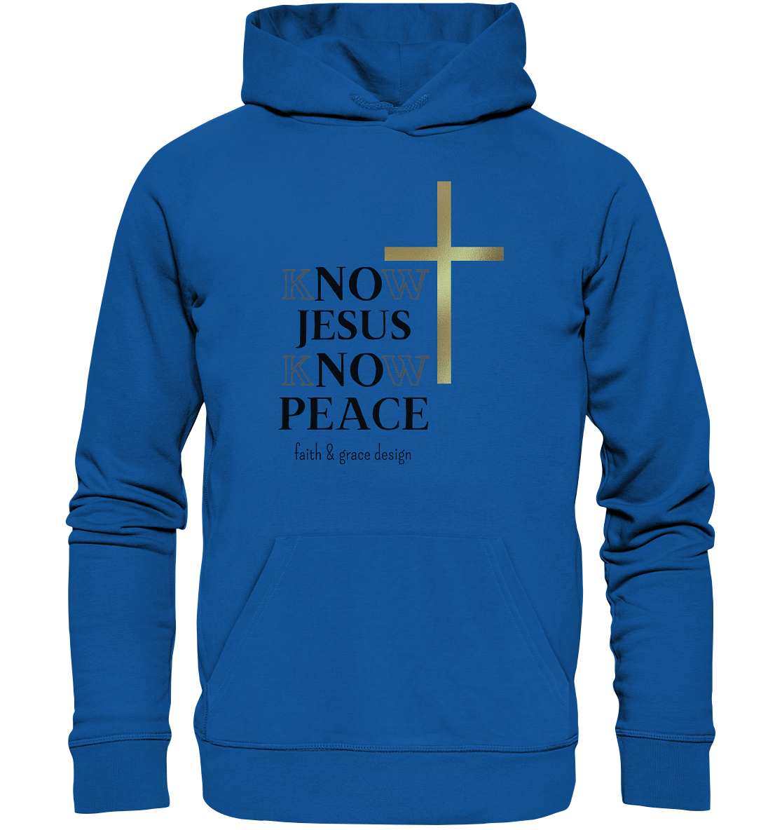 Know Jesus Know Peace  - Organic Basic Hoodie