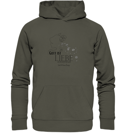 Gott ist Liebe - Organic Basic Hoodie