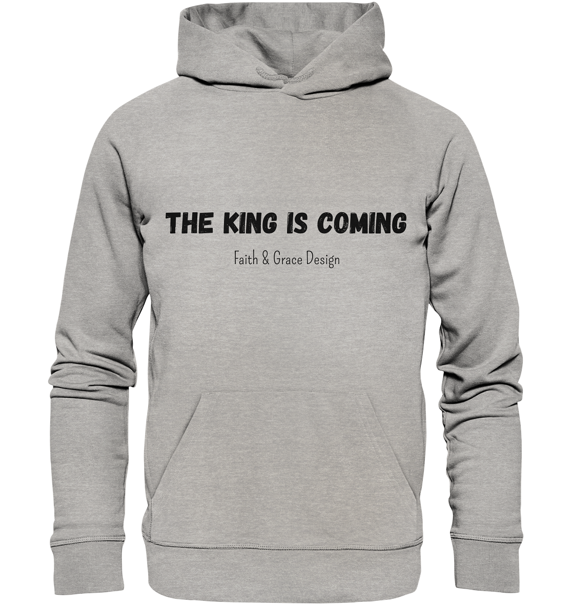 The King is.... - Organic Basic Hoodie