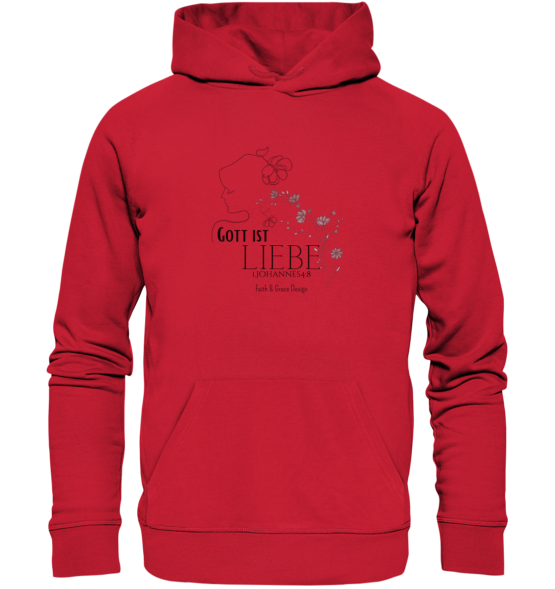 Gott ist Liebe - Organic Basic Hoodie