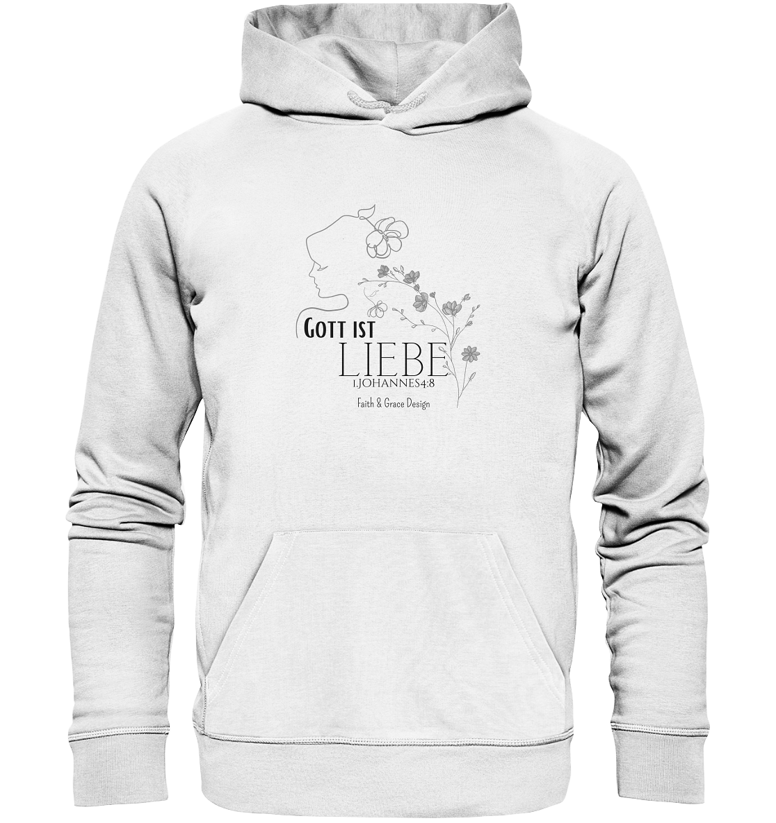 Gott ist Liebe - Organic Basic Hoodie