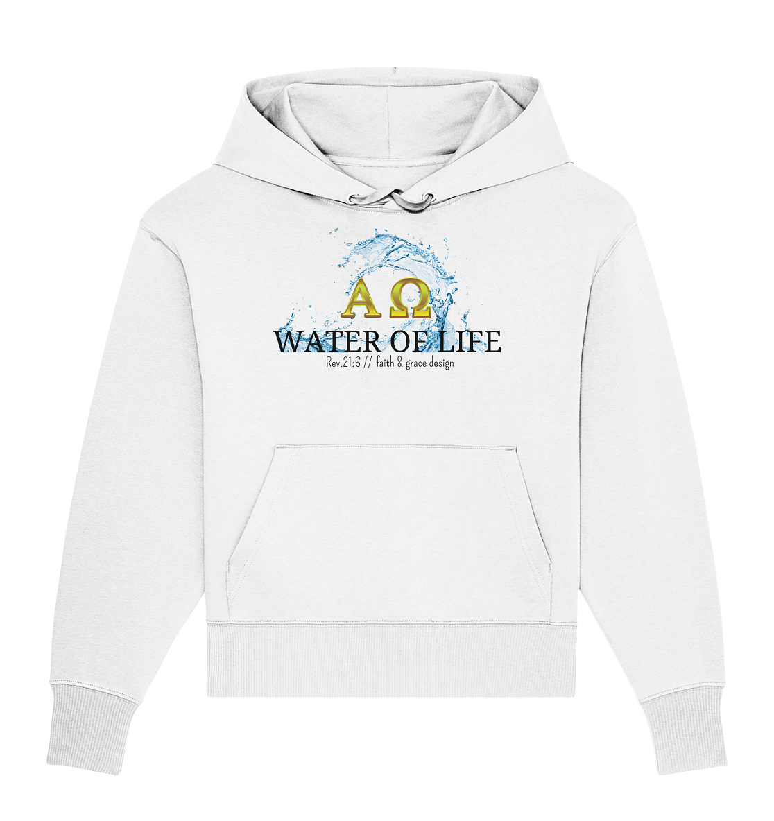 Water of life  - Organic Oversize Hoodie