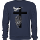 Löwe Taube Kreuz - Premium Sweatshirt