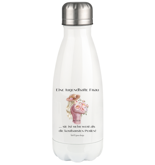 Tugendhafte Frau  - Thermoflasche 350ml